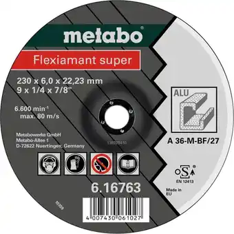 Conrad Metabo 616749000 afbraamschijf gebogen boordiameter 22.23 mm 25 stuk(s) aanbieding