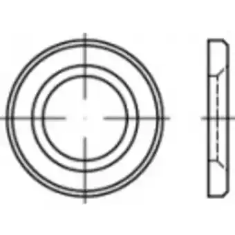 Conrad Hv-schijfjes 17 mm 30 mm staal thermisch verzinkt 1 stuk(s) toolcraft 146513 aanbieding