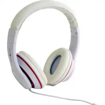 Conrad Gembird los angeles on ear koptelefoon kabel wit headset aanbieding