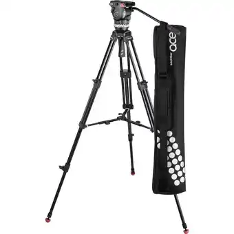 Conrad Sachtler manfrotto tripod werkhoogte: 78 - 169 cm zwart waterpas aanbieding