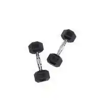 Decathlon Body-solid hexru rubber dumbbells gewicht: 27,5kg aanbieding