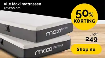 Beter Bed Alle Maxi matrassen aanbieding