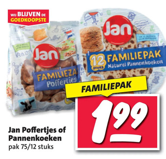 Nettorama Jan poffertjes of pannenkoeken aanbieding