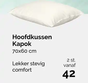 Beter Bed Hoofdkussen Kapok 70x60cm aanbieding