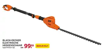 Praxis Black+decker elektrische heggenschaar aanbieding