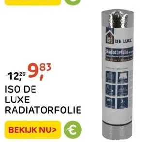 Praxis ISO DE LUXE RADIATORFOLIE aanbieding