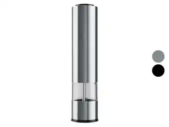 Lidl Silvercrest kitchen tools elektrische peper-/zoutmolen aanbieding