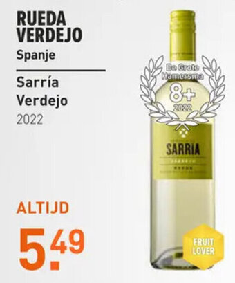 Gall & Gall RUEDA VERDEJO Spanje Sarría Verdejo aanbieding