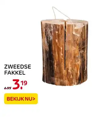 Praxis Zweedse fakkel aanbieding