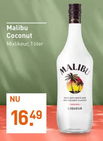 Gall & Gall Malibu Coconut Mixlikeur, 1 liter aanbieding