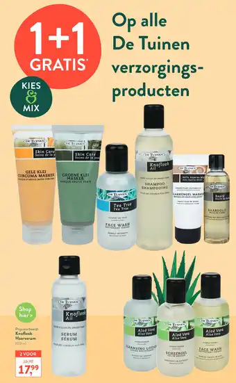Holland & Barrett De Tuinen verzorgingsproducten aanbieding