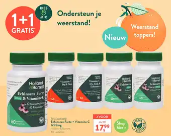 Holland & Barrett Echinacea Forte + Vitamine C 1200mg aanbieding