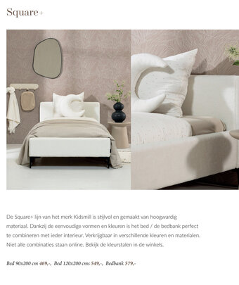 Babypark Bedbank aanbieding