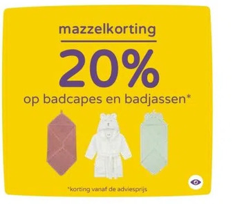 Prenatal Op badcapes en badjassen* aanbieding