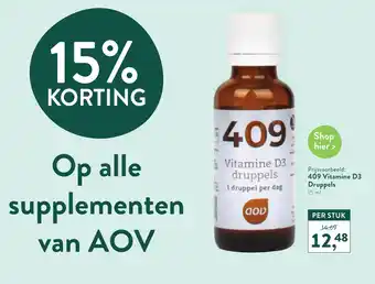 Holland & Barrett alle supplementen van AOV aanbieding