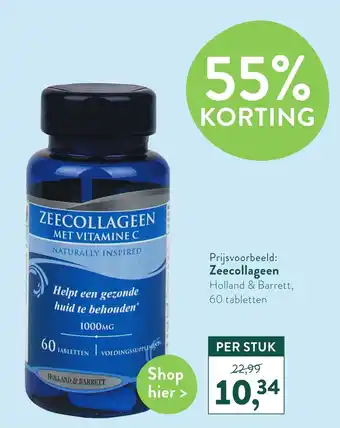 Holland & Barrett Zeecollageen aanbieding