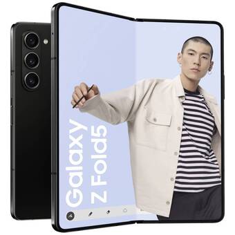 Conrad Samsung galaxy z fold5 5g smartphone 512 gb 19.3 cm (7.6 inch) zwart android 13 dual-sim aanbieding