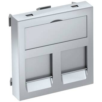 Conrad Obo bettermann 6119230 afdekking datatechniekdrager (b x h x d) 45 x 45 x 9 mm 1 stuk(s) aluminium aanbieding