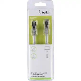 Conrad Belkin a3l981bt02m-h-s rj45 netwerkkabel, patchkabel cat 6 s/ftp 2.00 m grijs snagless 1 stuk(s) aanbieding