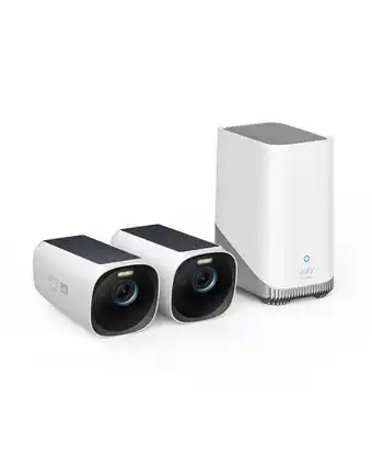 Expert Anker eufycam 3 - - 2 camera&aposs + basisstation ip-camera zwart aanbieding