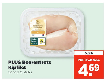 PLUS Plus boerentrots kipfilet aanbieding