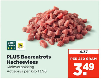 PLUS Plus boerentrots hacheevlees aanbieding