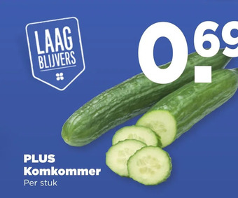 PLUS Plus komkommer aanbieding