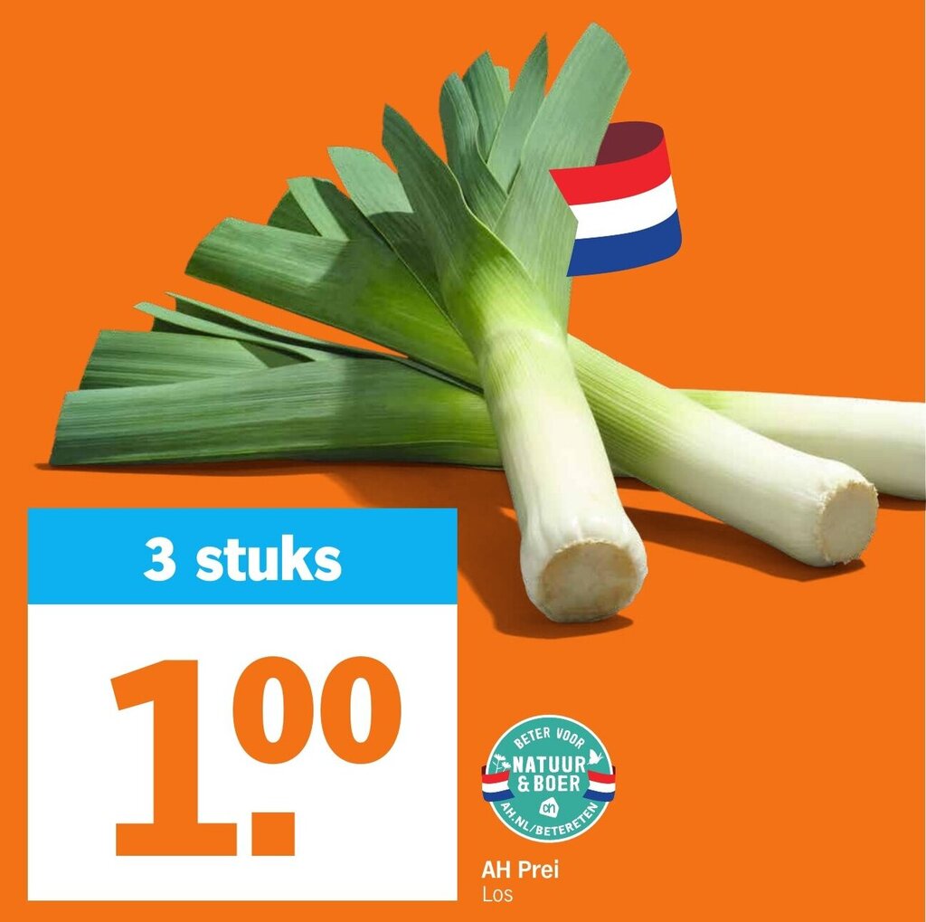 Albert Heijn Prei aanbieding