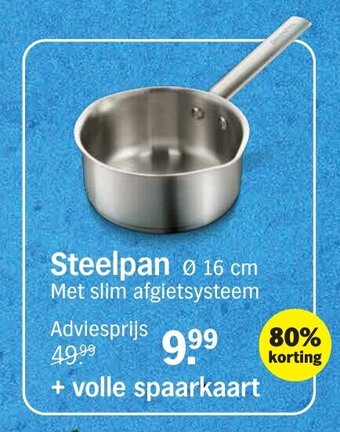 Albert Heijn Steelpan 16 cm aanbieding