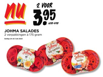 Jumbo JOHMA SALADES 175 gram aanbieding