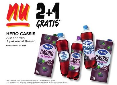 Jumbo HERO CASSIS aanbieding