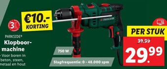 Lidl PARKSIDE Klopboormachine aanbieding