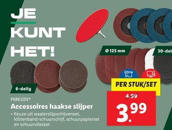 Lidl PARKSIDE Accessoires haakse slijper aanbieding