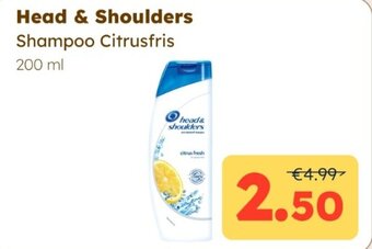 Ochama Head & Shoulders Shampoo Citrusfris 200 ml aanbieding