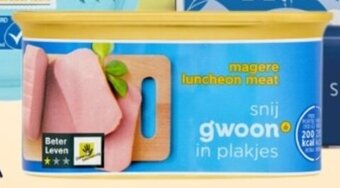 Ochama G'woon Magere Luncheon Meat 200g aanbieding