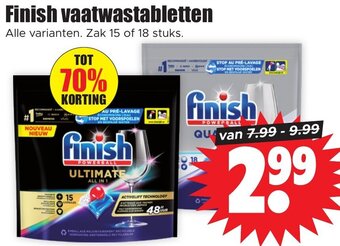 Dirk Finish vaatwastabletten aanbieding