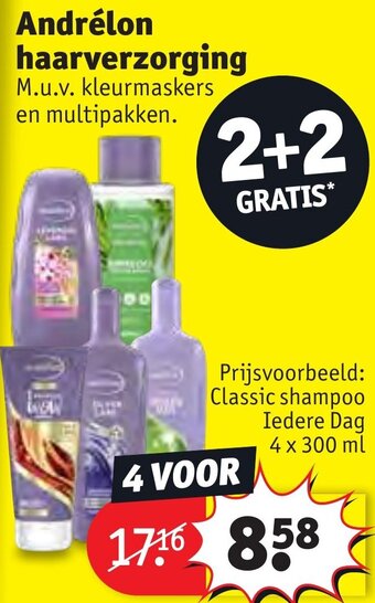 Kruidvat Andrélon haarverzorging aanbieding