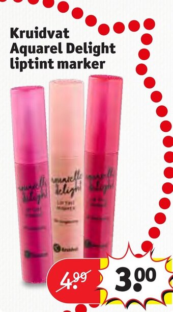 Kruidvat Kruidvat Aquarel Delight liptint marker aanbieding