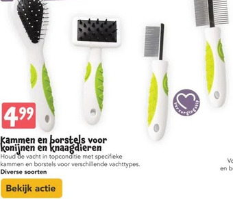 Discus Kammen en borstels voor konijnen en knaagdieren aanbieding