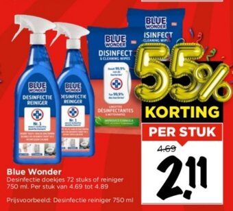 Vomar Voordeelmarkt Blue Wonder aanbieding