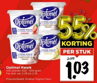 Vomar Voordeelmarkt Optimel Kwark aanbieding