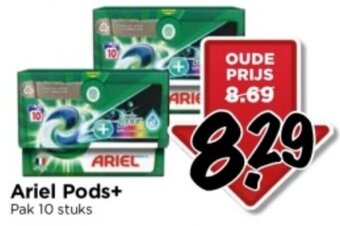 Vomar Ariel Pods+ Pak 10 stuks aanbieding