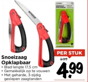 Vomar Voordeelmarkt Snoeizaag Opklapbaar aanbieding