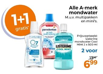 Trekpleister Alle A-merk mondwater aanbieding