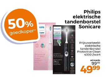 Trekpleister Philips elektrische tandenborstel Sonicare aanbieding