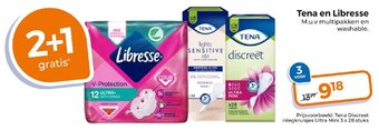Trekpleister Tena en Libresse aanbieding