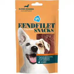 Albert Heijn Ah eendfilet snacks voor kleine honden aanbieding