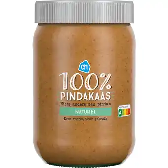 Albert Heijn Ah 100% pindakaas naturel aanbieding