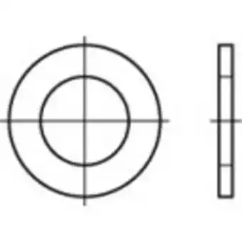 Conrad Toolcraft onderlegringen messing 1000 stuk(s) to-5447643 aanbieding