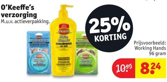 Kruidvat O'Keeffe's verzorging aanbieding